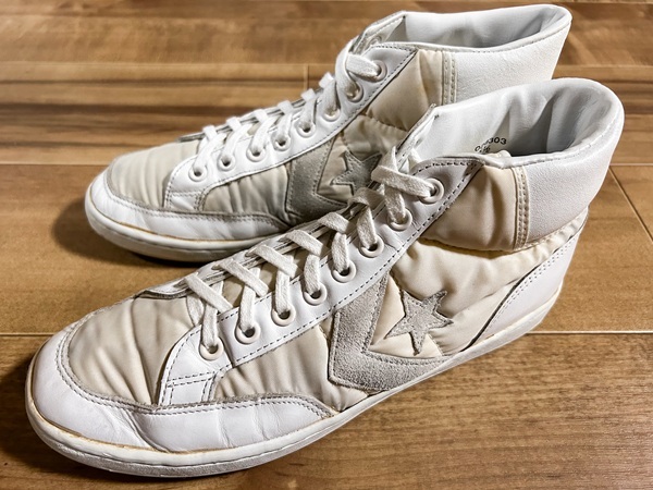 良品、ビンテージ、レア! CONVERSE コンバース UNKNOWN SHOES バスケットシューズ 1980年代韓国製 26.5cm US8.5 プロレザー ウェポン USA拍卖
