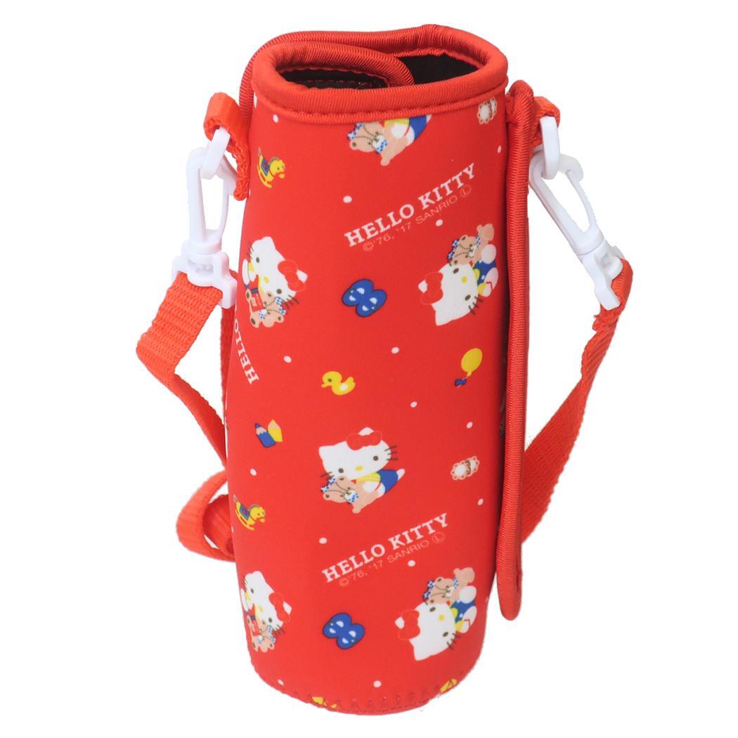 ハローキティ ペットボトルホルダー ウエット生地ボトルカバー 80'S サンリオ スケーター 子供 遠足 キャラクター グッズ拍卖