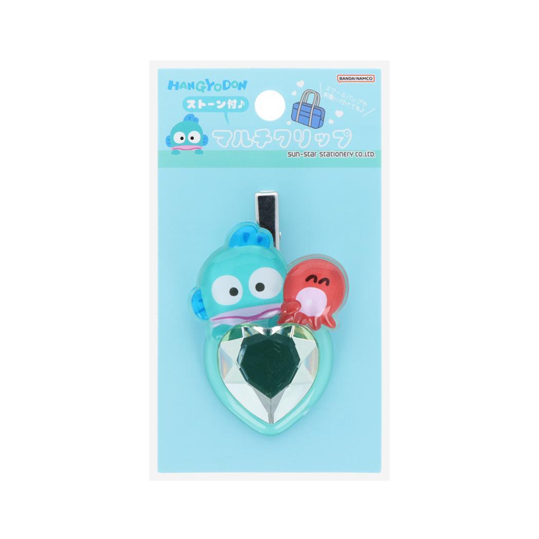 ハンギョドン&さゆり ヘアアクセ マルチクリップ はあとぎゅっ サンリオ サンスター文具 ヘアアクセサリー キャラクター グッズ拍卖