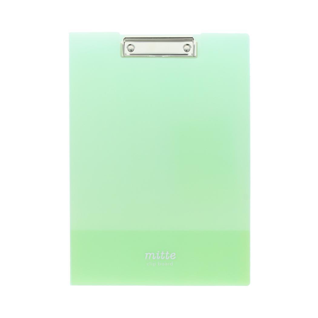 バインダー クリップボードA4 mitte リーフグリーン サンスター文具 事務用品 シンプル グッズ拍卖