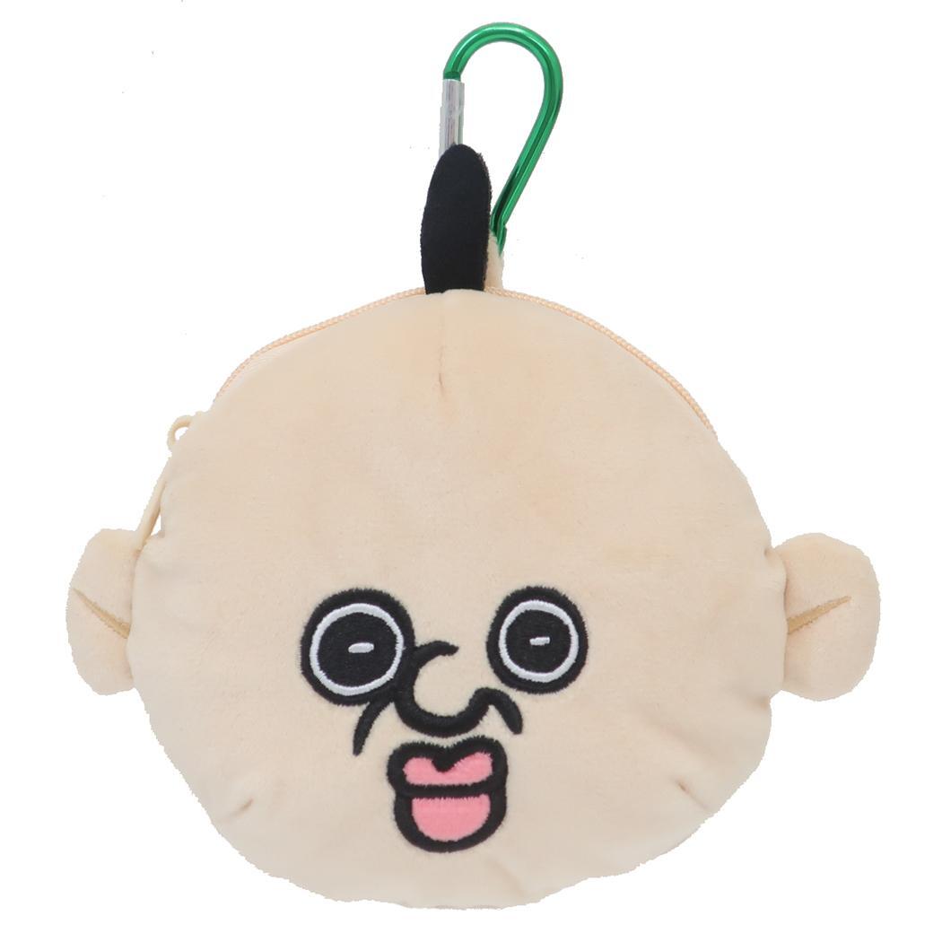 パンパンくんの日常 ミニポーチ カラビナ付きぬいぐるみファスナーマスコット パンパンくん ティーズファクトリー 小物入れ キャラク拍卖