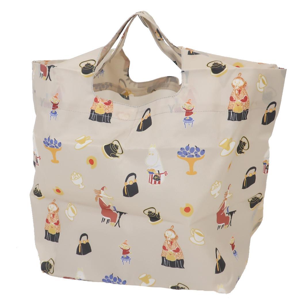 ムーミン エコバッグ ワイド底板付きエコバッグ mini Time with Mamma 北欧 カミオジャパン お買い物かばん キ拍卖