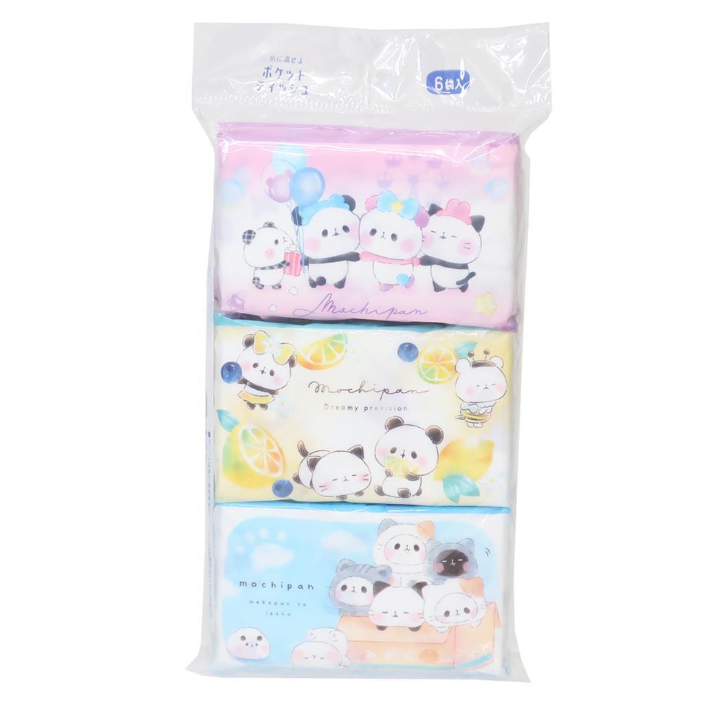 もちもちパンダ ティッシュ ポケットティッシュ カミオジャパン 水に流せる かわいい グッズ拍卖