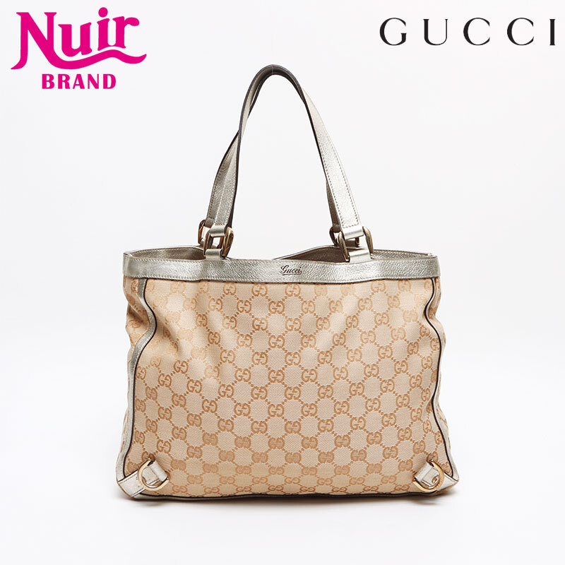 グッチ GUCCI トートバッグ GGキャンバス ベージュ拍卖