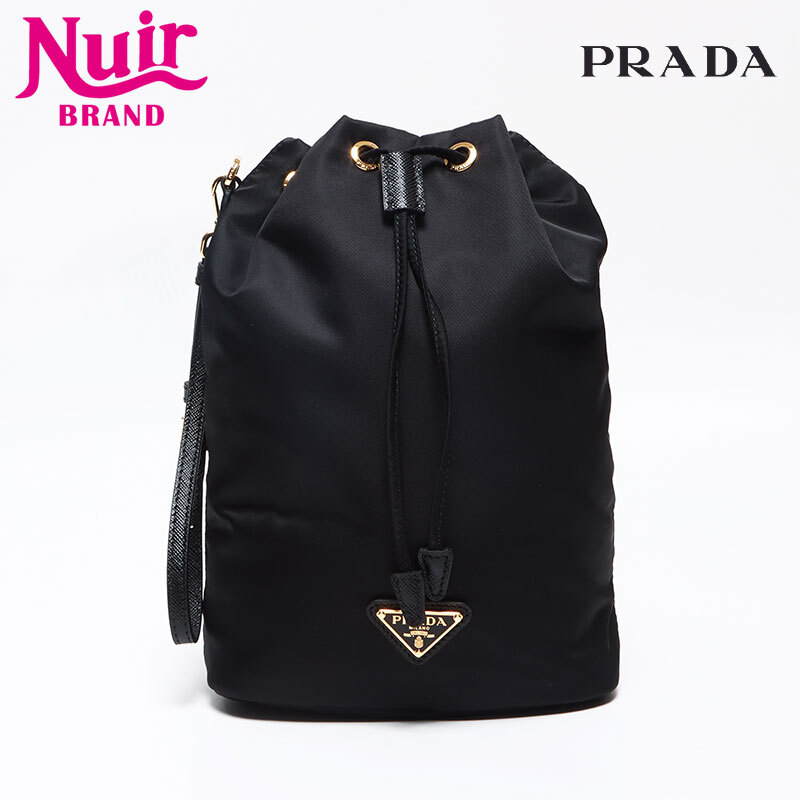 プラダ PRADA ハンドバッグ ナイロン ブラック拍卖