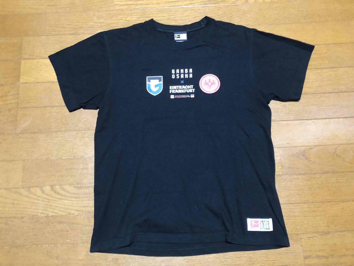 ★即決★ブンデスリーガ ジャパンツアー2022★ガンバ大阪×フランクフルト 記念Tシャツ★黒★M★パナソニックスタジアム★送料230円拍卖