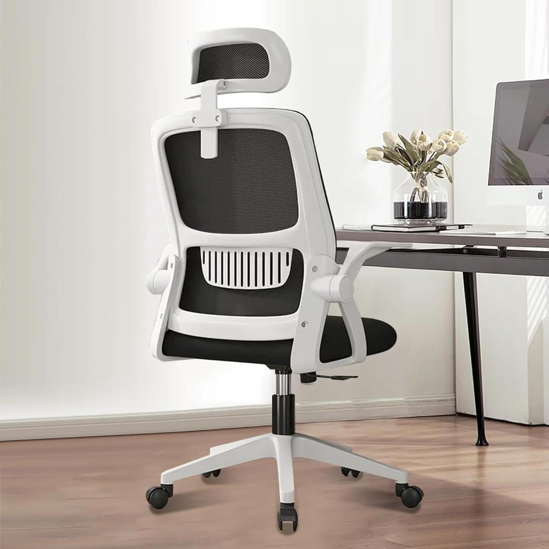オフィスチェア 椅子 デスク パソコン 通気性メッシュ 跳ね上げ式アームレスト拍卖