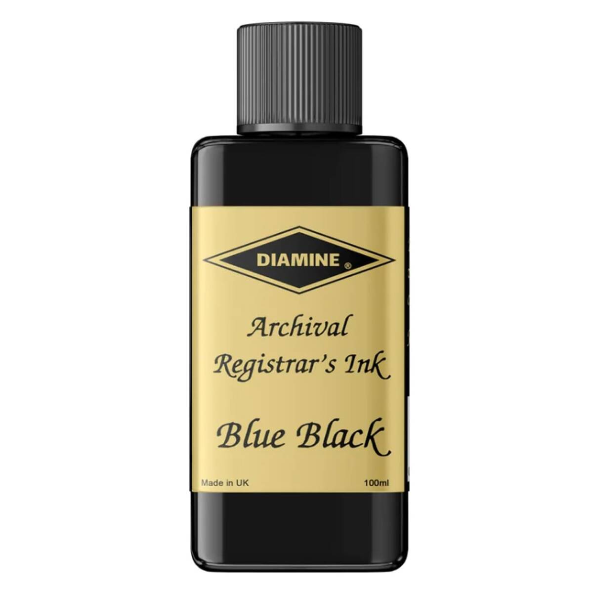 ■Diamine ダイアミン 万年筆 ボトルインク 古典インク レジストラーズ ブルーブラック 100ml 大ボトル 英国製 新品■拍卖