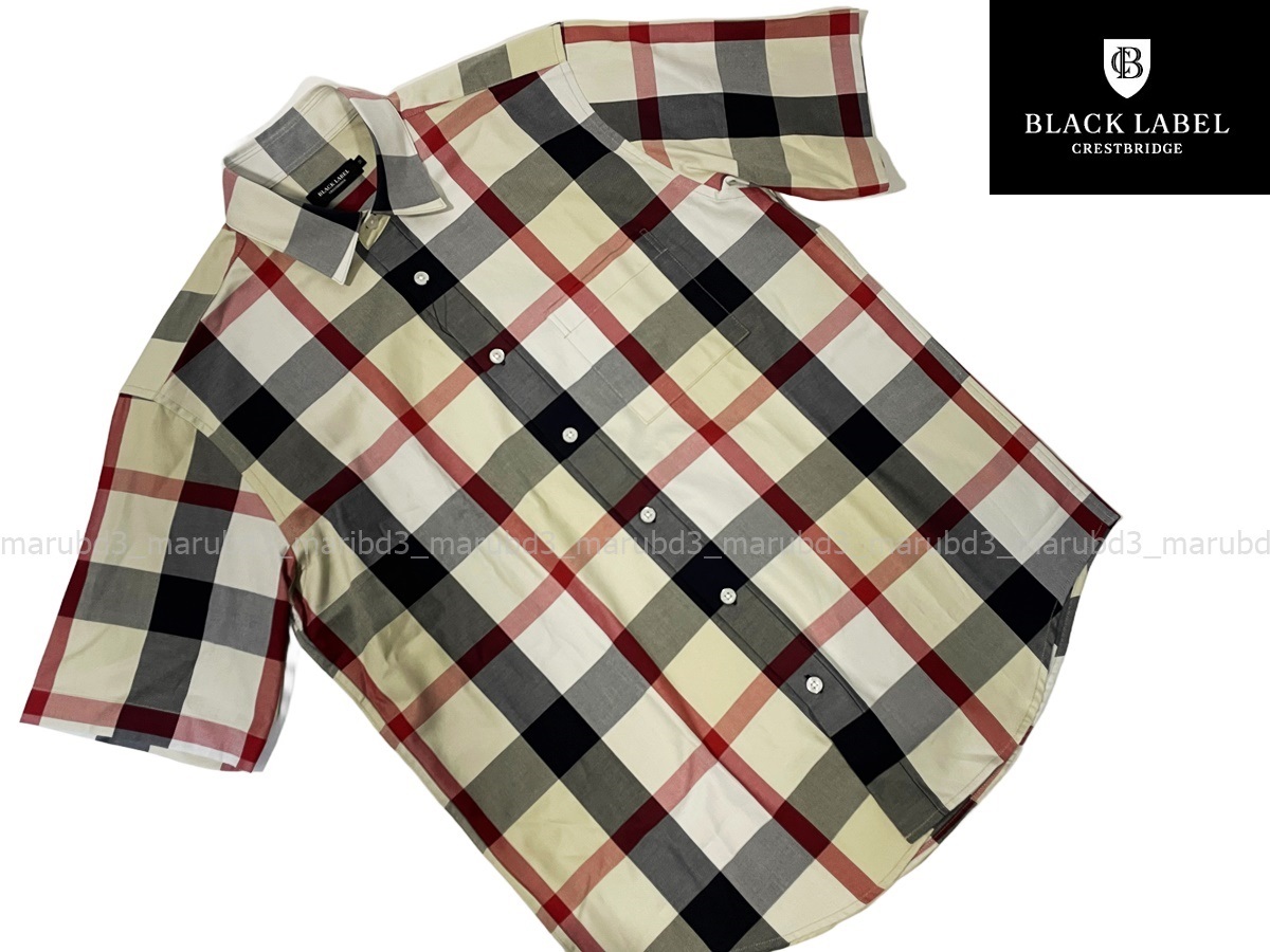 BLACK label CRESTBRIDGE ブラックレーベル・クリストブリッジ チェックシャツ(M) 51M60-310 -41拍卖