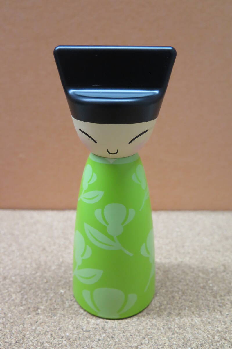 ALESSI アレッシィ THE CHIN FAMILY King Chin キングチン ソルトミル・ペッパーミル・スパイスミル グリーン ASG81 GR グラインダー拍卖