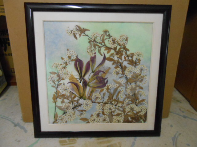 押し花アート その② お店やご自宅のインテリアに拍卖