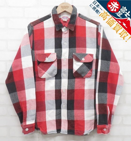 9T1406/JOE McCOY 948 8HOUR UNION ヘビーネルシャツ ジョーマッコイ拍卖