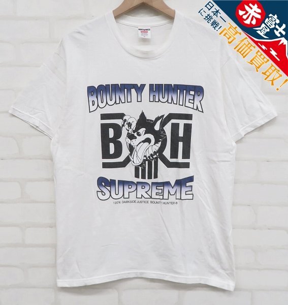 9T0702【クリックポスト対応】Bounty Hunter×Supreme 23AW Wolf Tee バウンティハンター シュプリーム拍卖