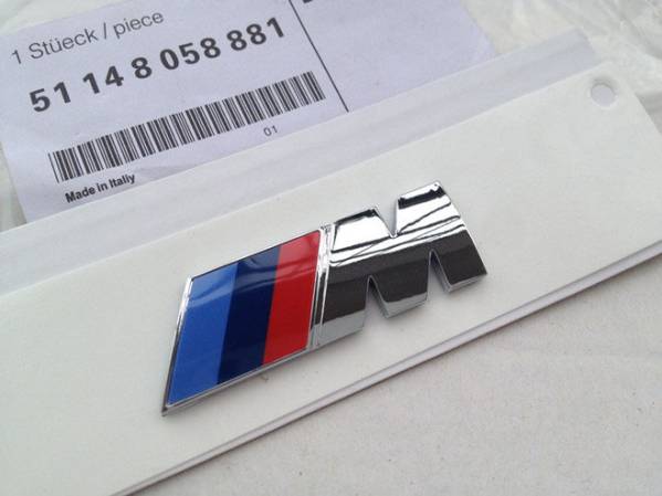 現行 最新!NEW BMW M フェンダーエンブレム 2個セット M1 M2 M3 M4 M5 Mパワー拍卖