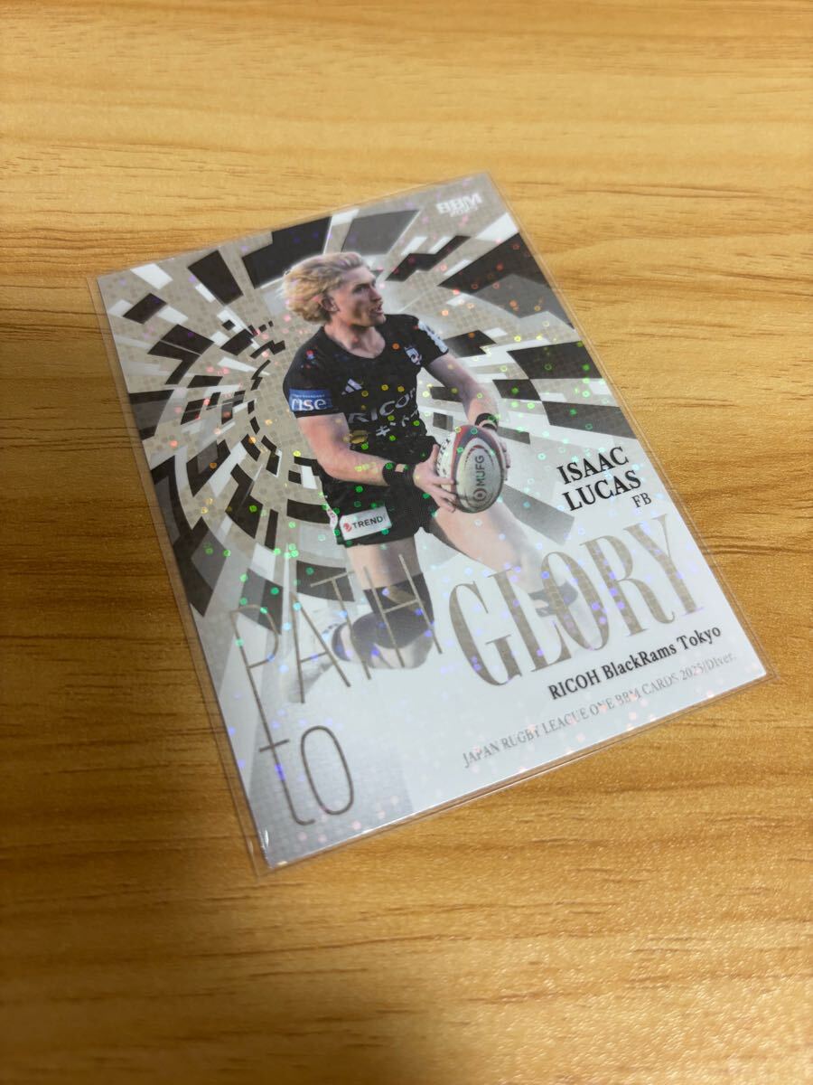 BBM 2025 ジャパンラグビー リーグワン D1ver. リコーブラックラムズ東京 アイザック・ルーカス パラレルカード 100枚限定拍卖