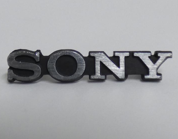 ■SONY アルミ エンブレム ロゴプレート 幅37mm 純正品 ⑩拍卖