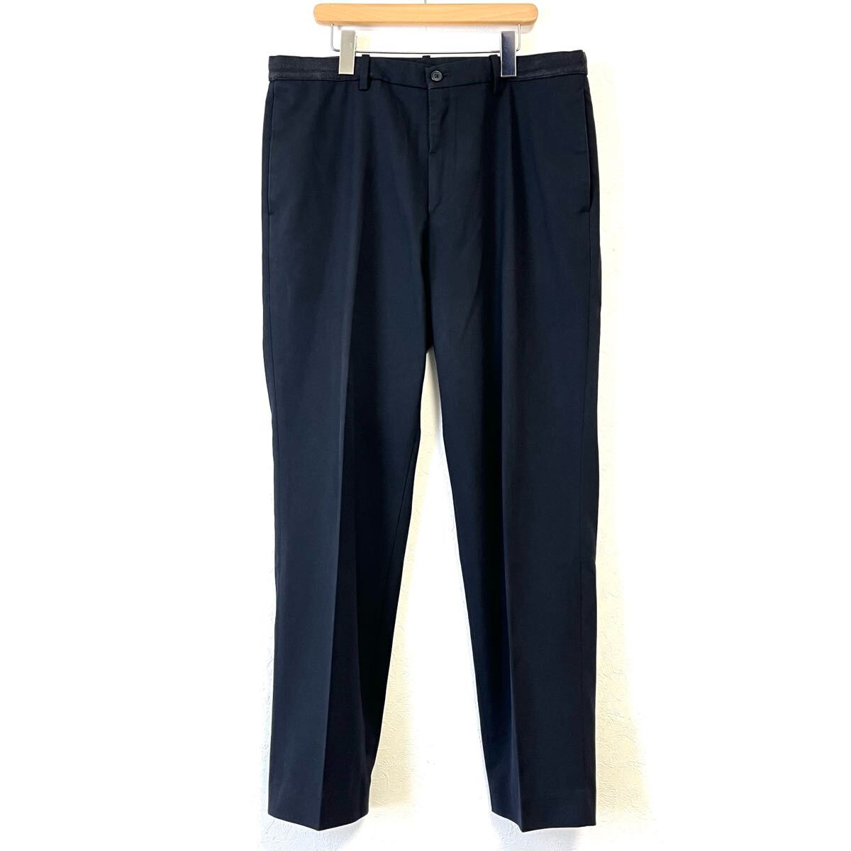 ゴルフにも◎【UNIQLO】ユニクロ イージー アンクル パンツ スラックス ボトムス イージー ビジネス カジュアル ブラック 黒 L/Y29133mm拍卖