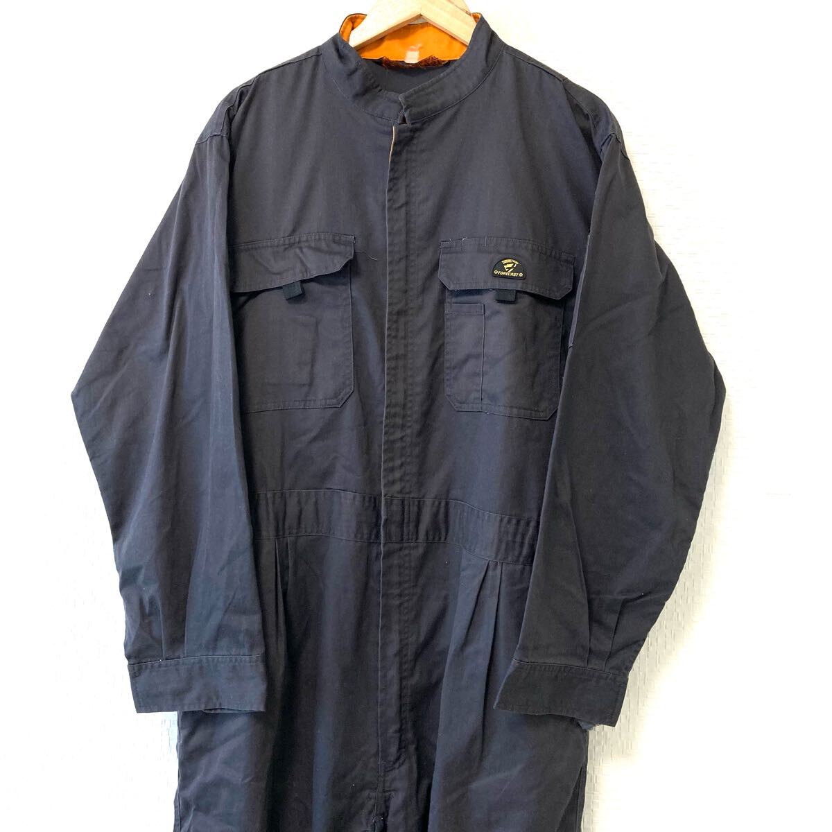 作業着やアウトドアに!【FORECAST】フォーキャスト つなぎ オールインワン オーバーオール キャンプ 整備 DIY グレー メンズ/Y29795UU拍卖