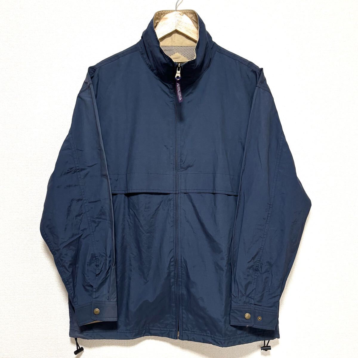 【REGATTA CLUB】レガッタクラブ ナイロン ジャケット ウインドブレーカー アウター ブルゾン 綿混 アウトドア ネイビー M / Y29739zz拍卖
