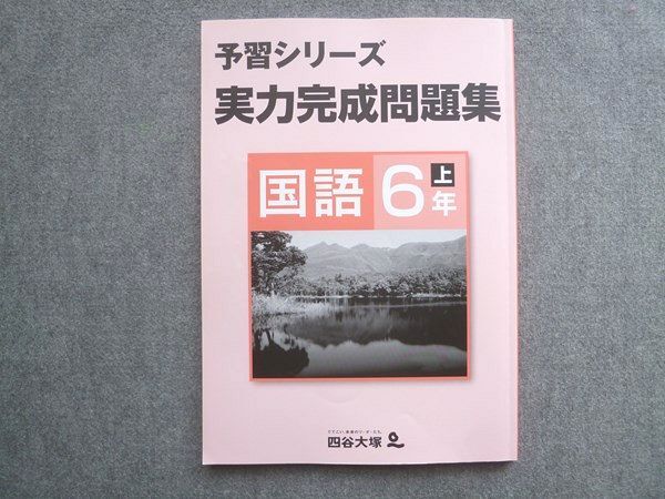 四谷大塚 予習シリーズ 実力完成問題集 国語6年上 141118‐9 状態良い 2022 010S2B拍卖