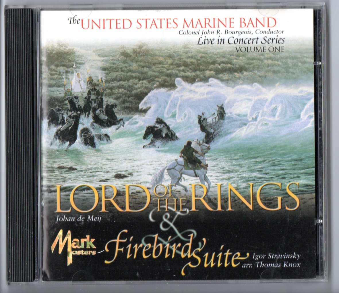 送料無料 吹奏楽CD アメリカ海兵隊バンド ヨハン・デメイ:交響曲第1番「指輪物語」 ストラヴィンスキー:組曲「火の鳥」(T.ノックス編)拍卖