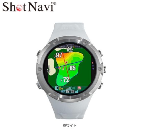 送料無料 新品未使用 即決 ShotNavi ショットナビ Evolve α エボルブ アルファ ホワイト 腕時計型 GPSゴルフナビ 距離計 4562201211808拍卖