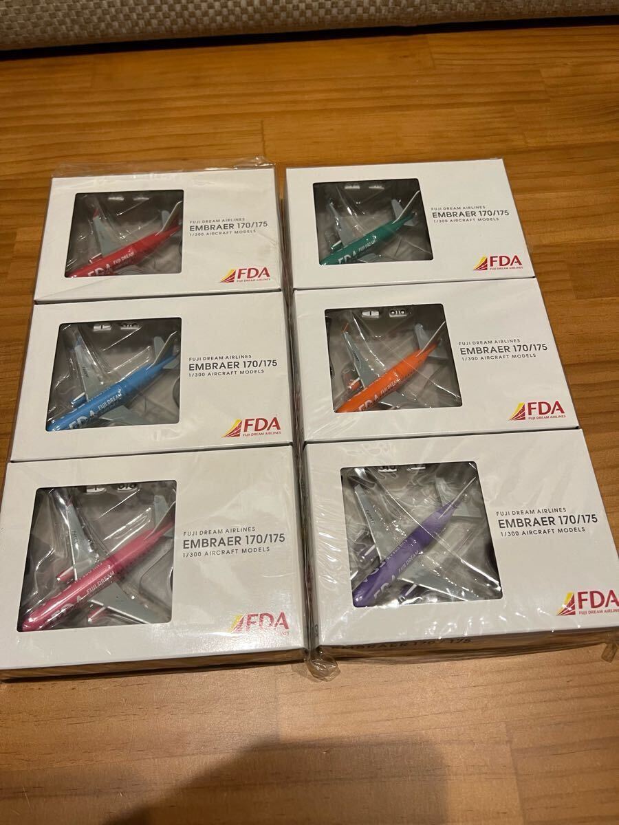PLATZ FDA フジドリームエアライン エンブラエル170/175 6種セット拍卖