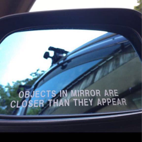 ★お得 4枚組★ 送料無料 ドアミラー usdm ステッカー ヘラフラ シルバー 世田谷ベース 旧車 ユーロ vip スタンス jdm アメ車拍卖