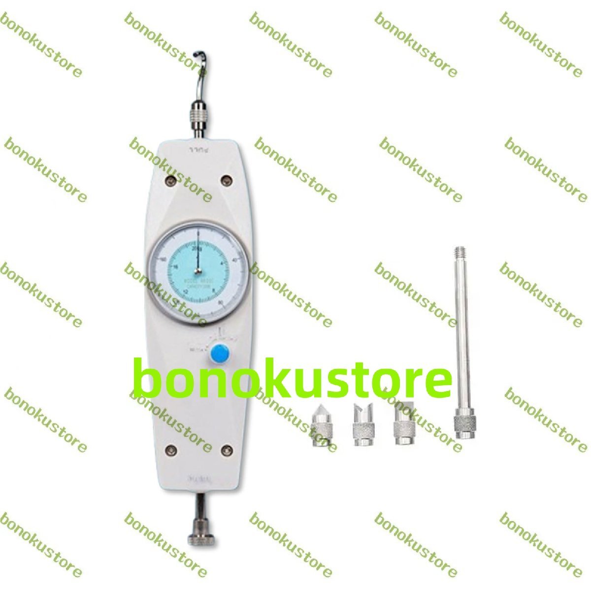 ポインター引張試験機 10N-500Nプッシュ張力計 5つのプローブ付き 測定距離10MM 繊維 スポーツ 科学研究 釣り用のプッシュプルゲージ拍卖