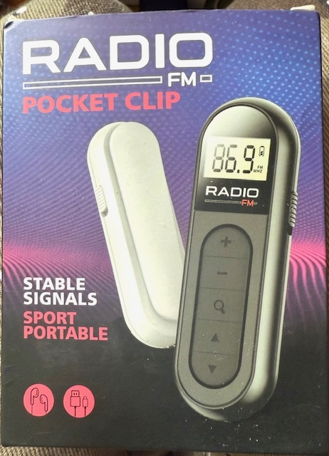 未使用:小型ポケットサイズFMラジオチューナー拍卖