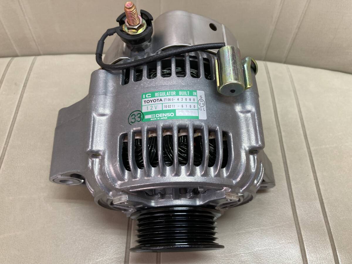 激レア マーク2 MX83 7M-GE用オルタネーター新品未使用品 100211-6100 27060-42080 100A拍卖