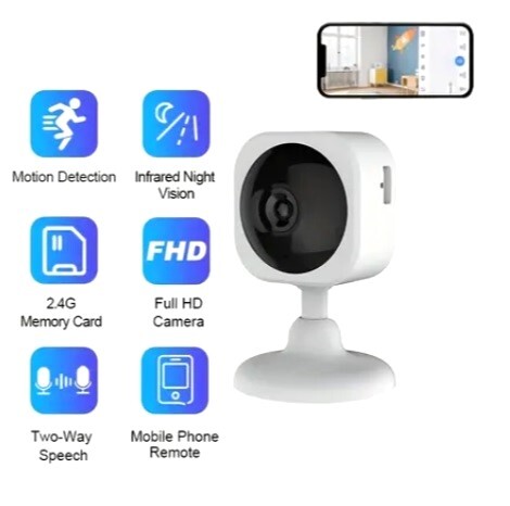 Wi-Fi 小型ネットワークカメラ 防犯カメラ/監視カメラ 新品拍卖
