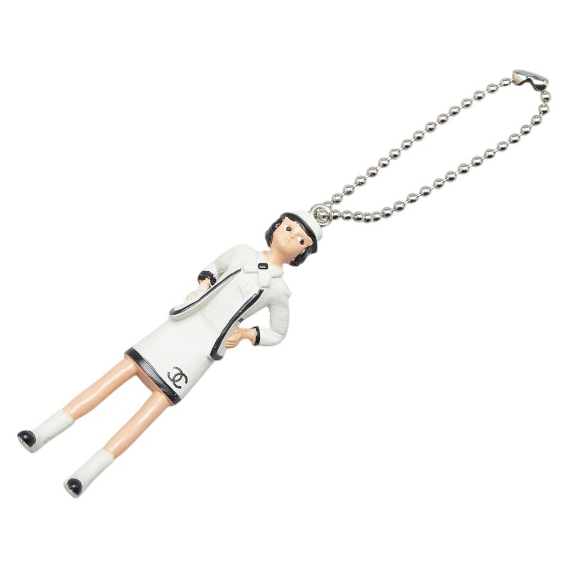 シャネル マドモワゼル ネックレス メモ帳 セット ホワイト ラバー レディース CHANEL 【中古】拍卖