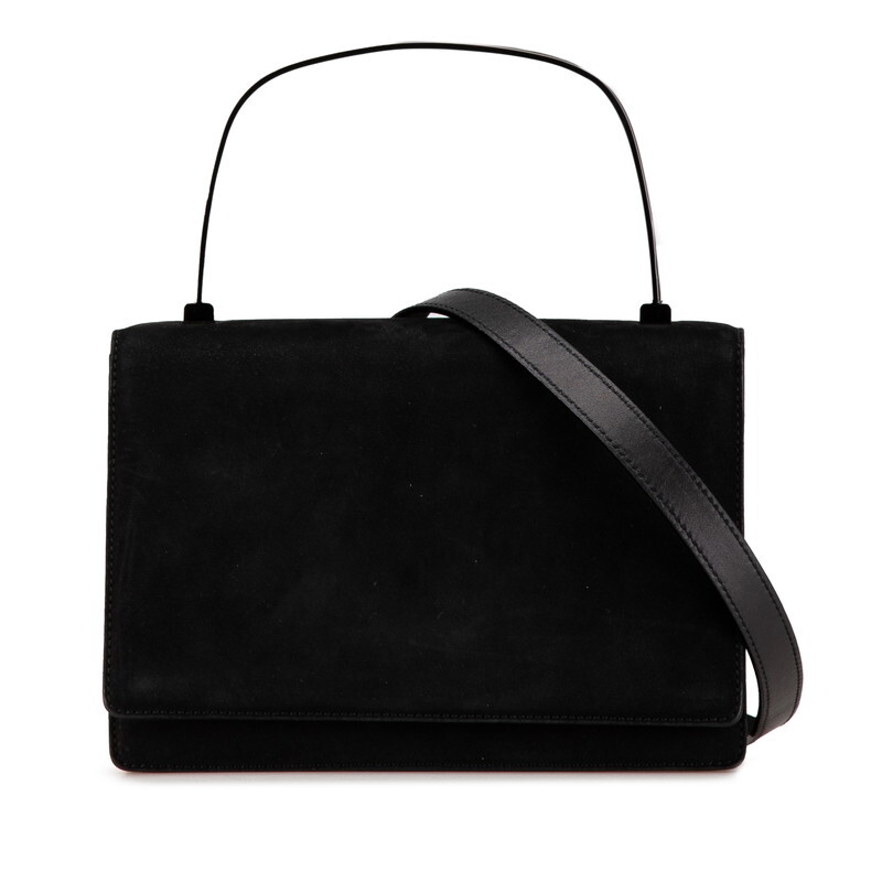 サルヴァトーレフェラガモ ハンドバッグ ショルダーバッグ 2WAY ブラック ヌバック レディース Salvatore Ferragamo 【中古】拍卖