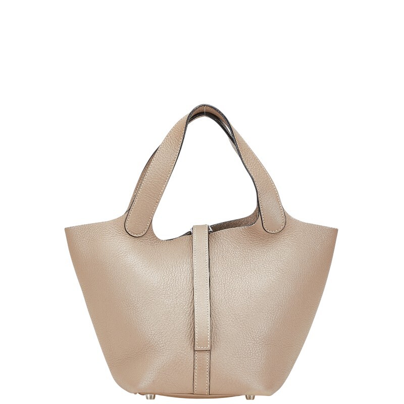 エルメス ピコタンPM ハンドバッグ エトゥープ グレー トリヨンクレマンス レディース HERMES 【中古】拍卖