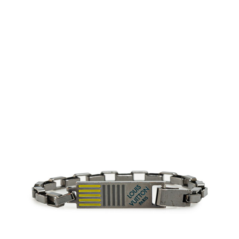 ルイ ヴィトン ダミエカラーズ ブレスレット MP2226 シルバー メタル レディース LOUIS VUITTON 【中古】拍卖