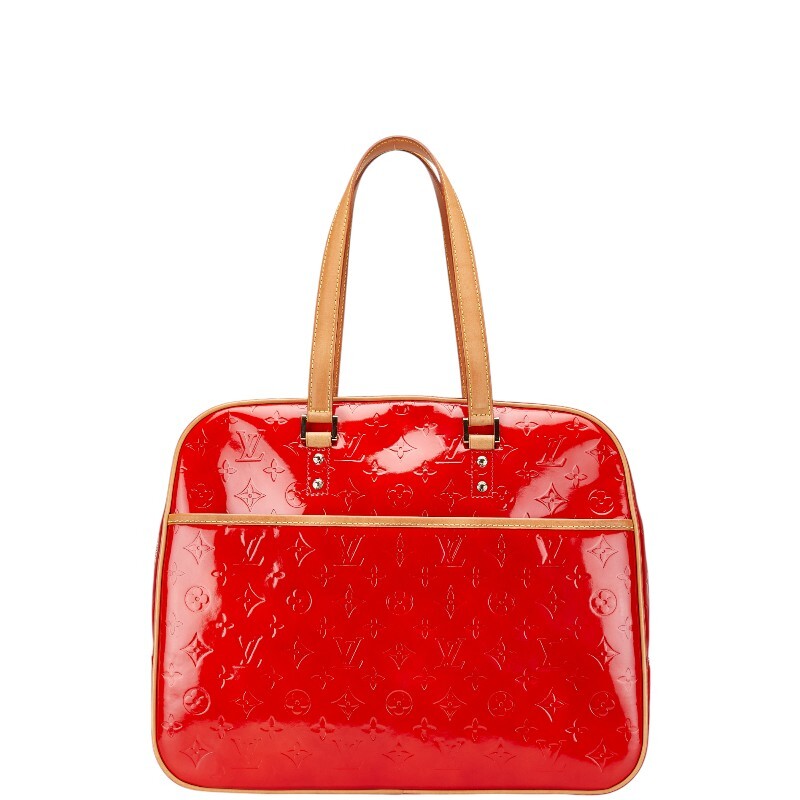 ルイ ヴィトン モノグラム ヴェルニ サットン トートバッグ ショルダーバッグ M91080 ルージュ レッド LOUIS VUITTON 【中古】拍卖