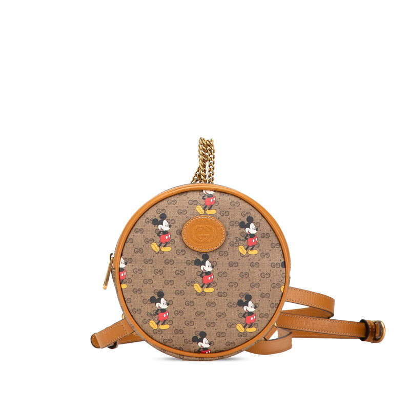ルイ ヴィトン ×DISNEY コラボ ミッキープリント エボニー ミニGGスプリーム リュック バックパック 603730 LOUIS VUITTON 【中古】拍卖