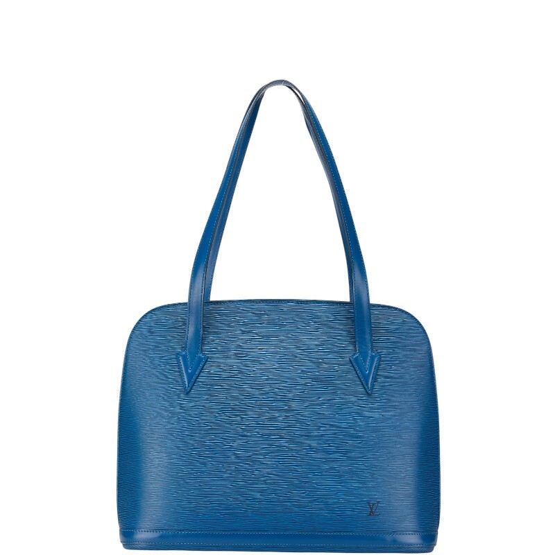 ルイ ヴィトン エピ リュサック ショルダーバッグ トートバッグ M52285 トレドブルー レザー レディース LOUIS VUITTON 【中古】拍卖
