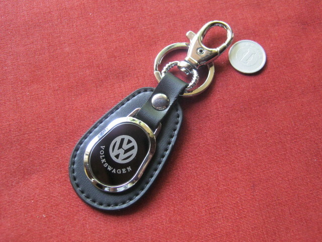 フォルクスワーゲン キーホルダー(黒革製)未使用拍卖