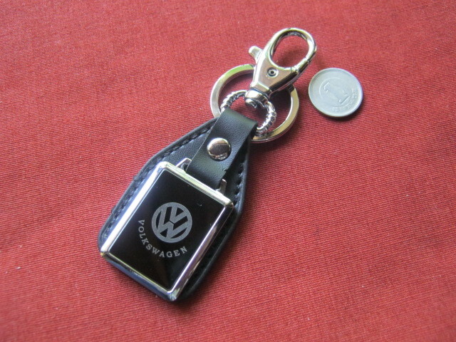 フォルクスワーゲン キーホルダー(黒革製)未使用拍卖