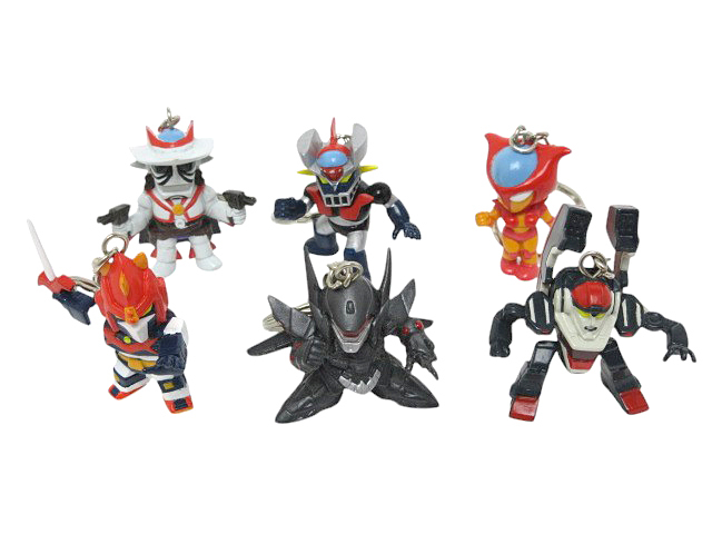 スーパーロボット大戦 フィギュア キーホルダー 熱血コレクション7 全6種 セット 当時物 BANPRESTO バンプレスト拍卖