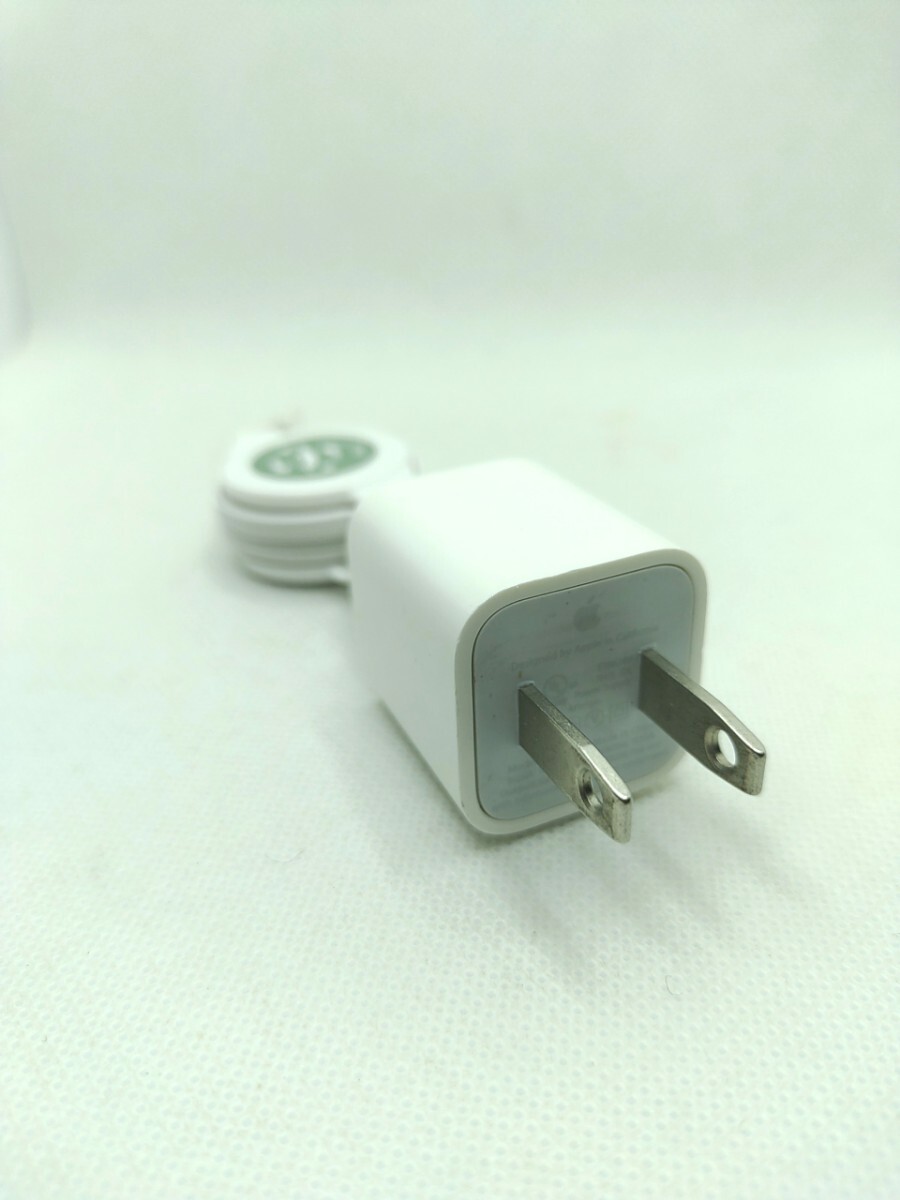 純正品 Apple 5W USB電源アダプタ A1385 +Lightning USBケーブル 充電器 ACアダプター iPhone HYP-36000 【動作確認品】5拍卖