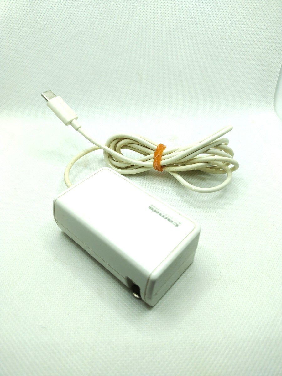 tamas A67C アダプター AC充電器 スマホ充電器 Ctypeケーブル付き ホワイト 6S2-3015 【完動品】拍卖
