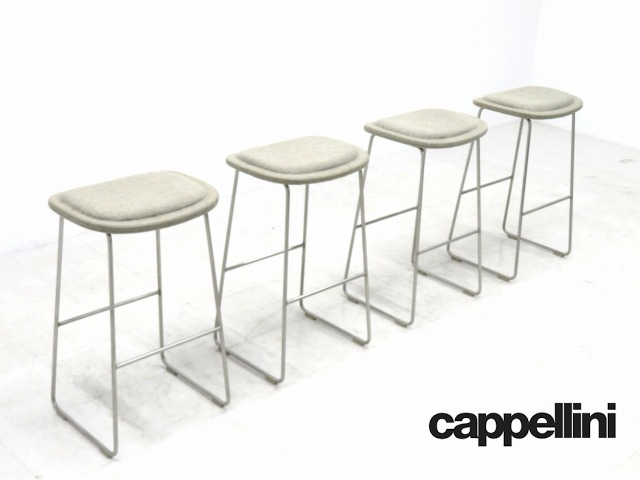 ★rtr15★展示品★カッペリーニ★ジャスパーモリソン★名作★ハイパッド★HI-PAD★スツール★チェア★イス★4脚セット★モダン★拍卖