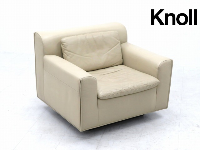 ★rtg231★美品★ノール★knoll★オットザフ★ヘリコレクション★総本革★レザー★1人掛けソファ★ミッドセンチュリー検ハーマンミラー拍卖