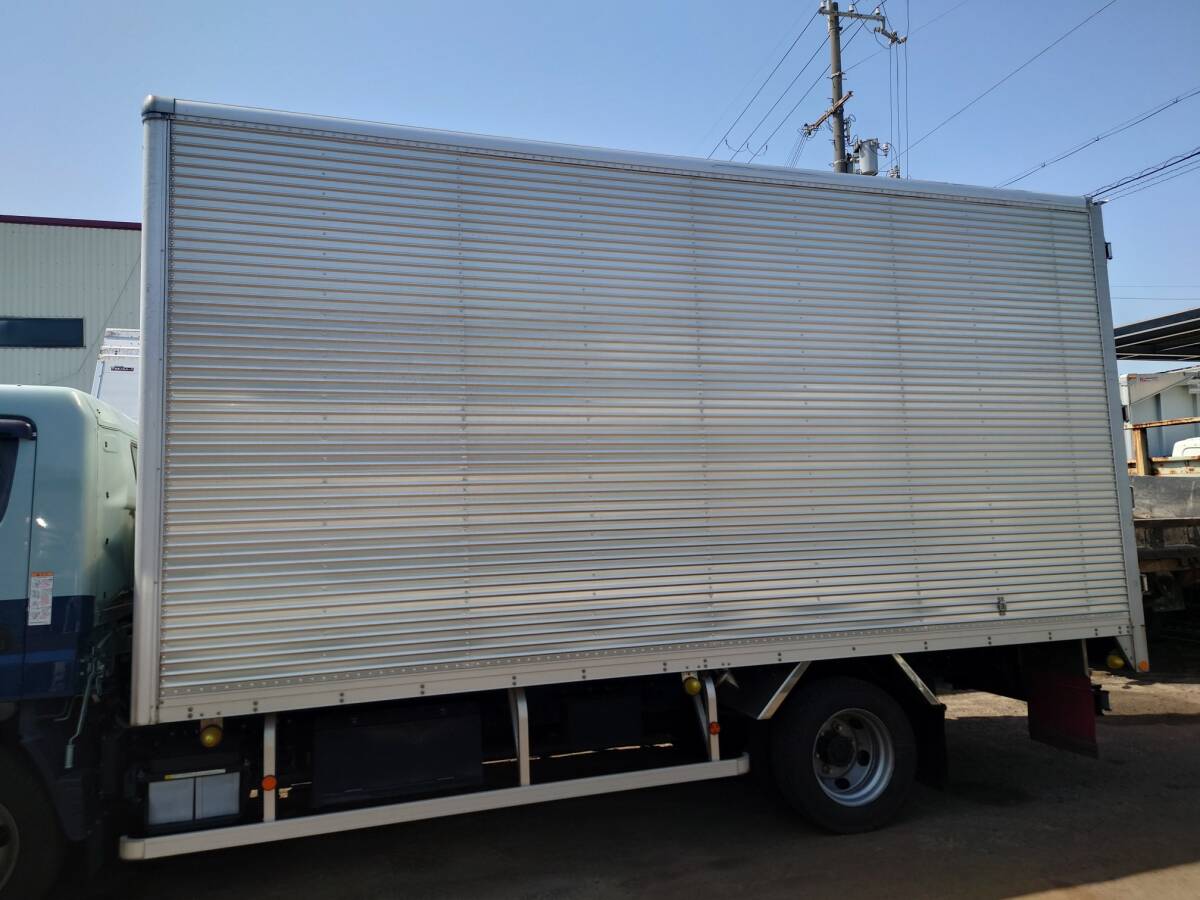 コンテナ パブコ 載せ替え 3t ワイド 幅広 アルミバン ドライバン 物置 内寸 長さ約5,020 横約2,080 高さ約2,380トラック2025040903 541970拍卖