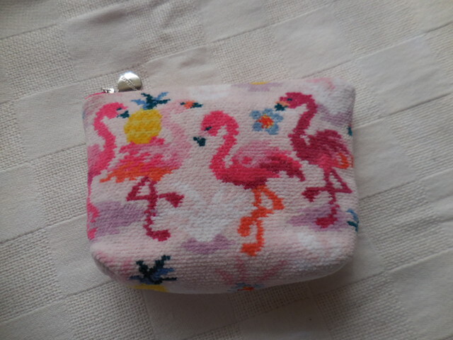 美品 LOVERARY BY FEILER フェイラー ポーチ フラミンゴパレード ピンク 人気廃盤シリーズ @10月限定送料無料拍卖