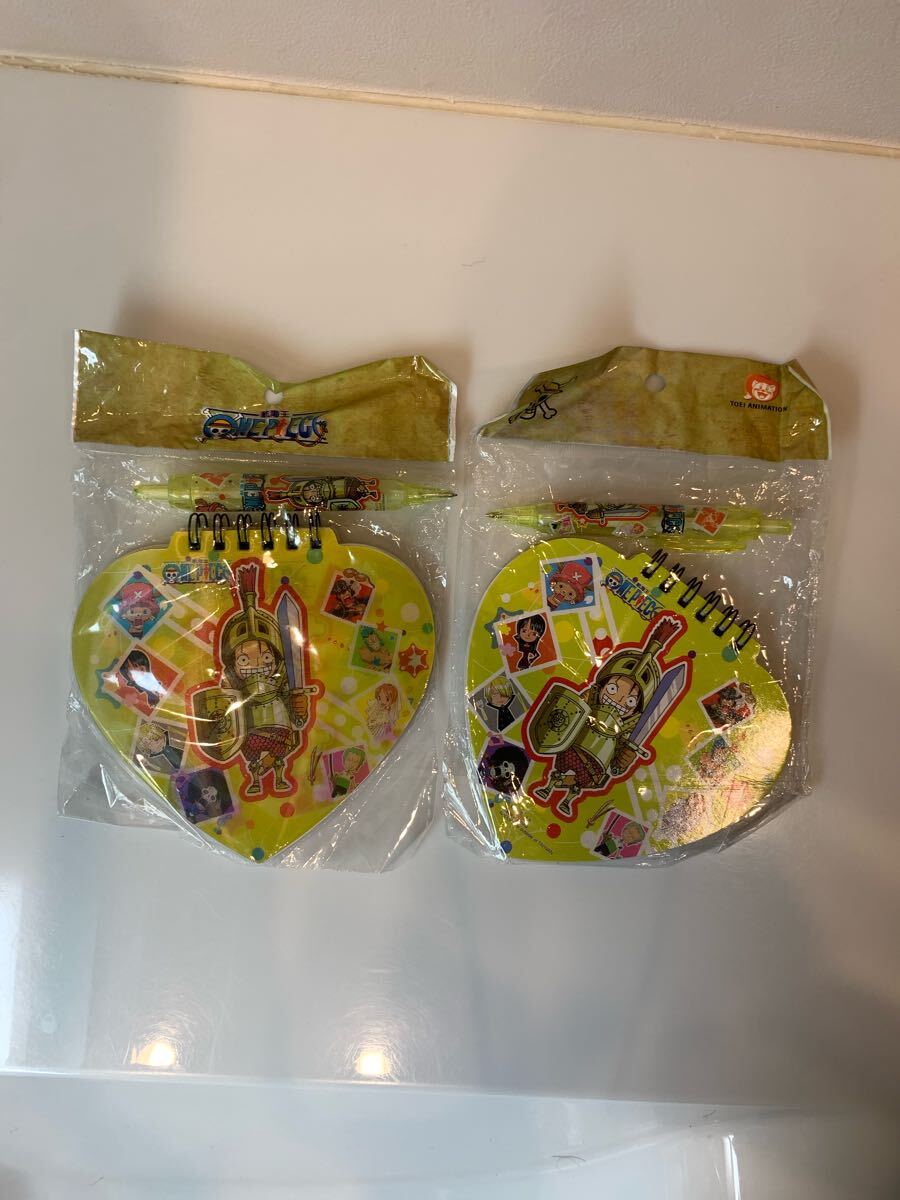 ONE PIECE ワンピース:メモ帳・ボールペン:2セット【新品・未使用・未開封】拍卖