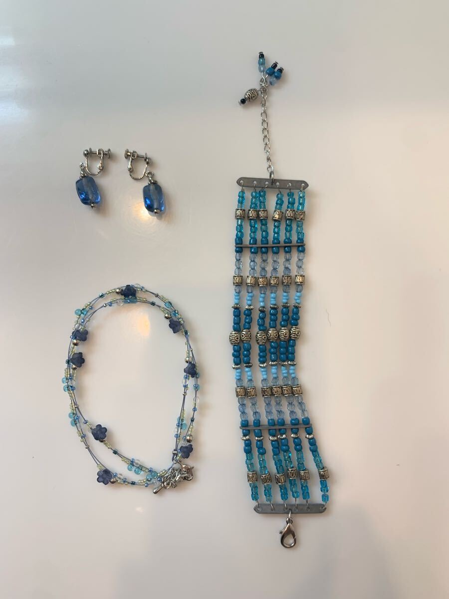 ブレスレット2種・イヤリング1種セット【新品・未使用】拍卖